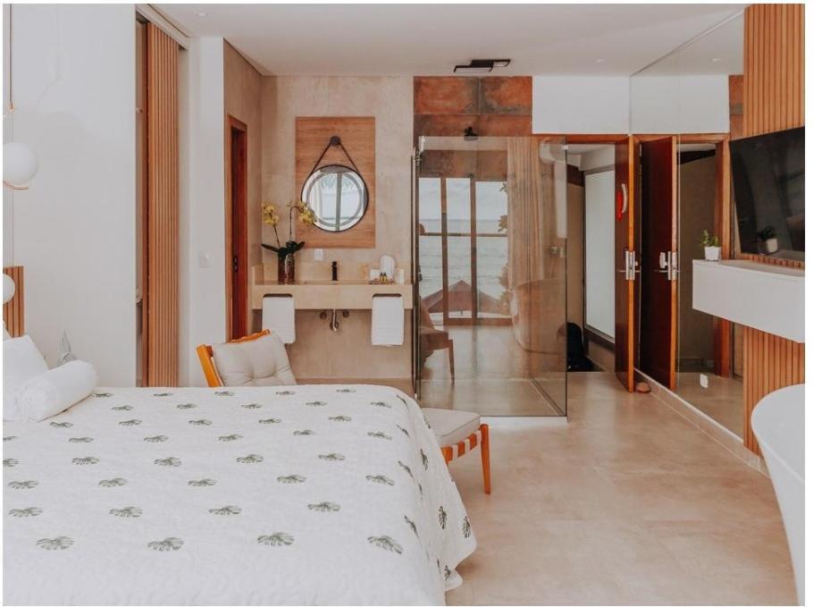 ホテル Chez Louise Et Louis Pe Na Areia ジュケイ エクステリア 写真